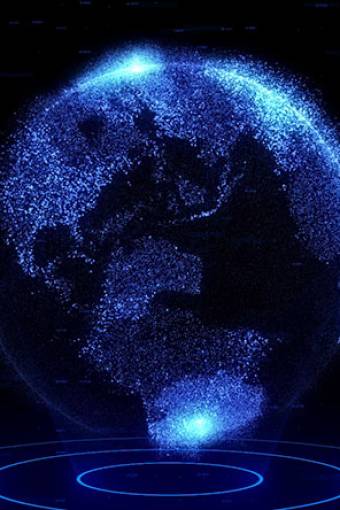 科技化数据地球图