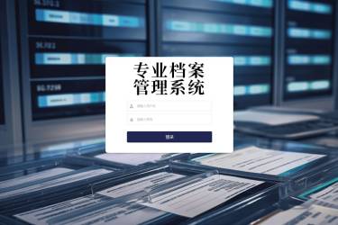 中档创享智慧档案管理系统